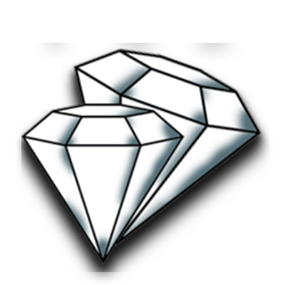 750 diamentów logo